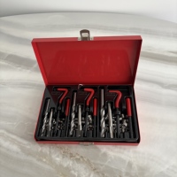 Kit de réparation de filetages 88 pièces, kit d'outils de réparation de filetages avec inserts en fil d'acier inoxydable 304 (Helicoils)