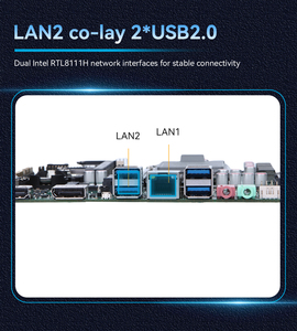Placa Base Industrial Integrada Mini <span class=keywords><strong>ITX</strong></span> con Doble LAN, Sistema Compacto, Compatible con Windows 10/11, Suministro al por Mayor de Fábrica - Product Image 2