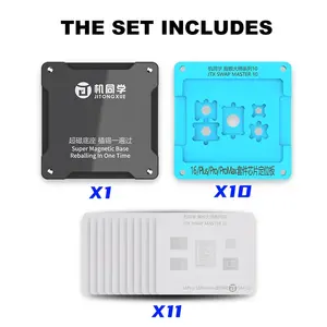 ชุดอุปกรณ์ซ่อมเมนบอร์ดโทรศัพท์มือถือ JTX SM-01 รุ่นอัปเกรดใหม่ ชิป Swap Master สำหรับงานรีบอลล์ ซ่อมซีพียู สำหรับ <span class=keywords><strong>iPhone</strong></span> <span class=keywords><strong>8</strong></span>-16PM Series - Product Image 3