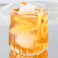 Verre à boisson créatif de style européen pour la maison, personnalisable, transparent, pour boissons froides et jus