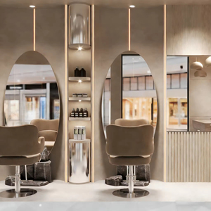 Décoration de magasin de manucure minimaliste moderne, design d'intérieur de salon de manucure, service de conception personnalisé tout-en-un pour salon de beauté commercial - Product Image 5