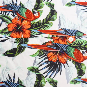 Camisa de solapa de verano para hombre, ropa transpirable, resistente a la playa, camiseta con botones para hombre, camisa hawaiana de manga corta americana, tela de seda - Product Image 4