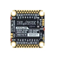 RUSHFPV RUSH BLADE V2 F722 Premier 60A 128K BLHELI32 Contrôleur de vol numérique analogique 4 en 1 ESC Stack avec matière plastique