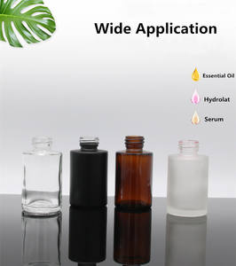 Flacon compte-gouttes liquide en verre dépoli de 30ml en forme de cylindre pour huile essentielle et soin de la peau Conteneur de sérum Utilisation de gouttes oculaires - Product Image 6