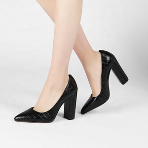 Chaussures habillées pour femmes style américain à imprimé pierre, escarpins à talon aiguille pour le bureau, chaussures décontractées quotidiennes pour l'été - Product Image 6