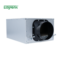 Ventilateur d'air frais canalisé 500m³/h, unité d'alimentation unidirectionnelle en ligne, boîtier en acier galvanisé, ventilation par conduit rond pour maison et bureau