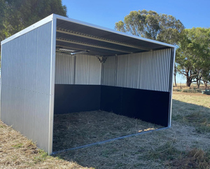 Abri extérieur portable pour chevaux avec toit, écuries et clôtures, treillis et portails pour chevaux - Product Image 6