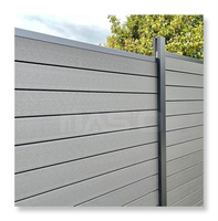 Ensemble complet de panneaux de clôture d'intimité pour l'extérieur avec cadre en métal/aluminium/fer pour la sécurité de la piscine