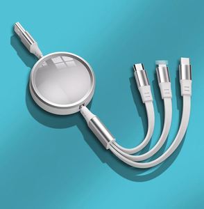 Câble de charge multi-USB Type-C personnalisé 3 en 1 Ys8619 pour téléphone portable avec logo - Product Image 5