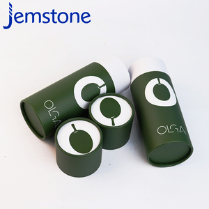 Vente en gros boîte de tubes en papier cadeau cosmétique en carton cylindrique personnalisé emballage de tube en papier rond pour café kraft brun - Product Image 5