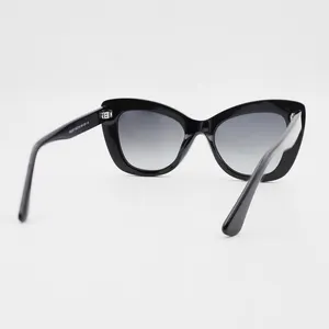 Figroad 2024 baru kedatangan kacamata wanita kustom grosir pria mazzucchelli asetat kacamata hitam