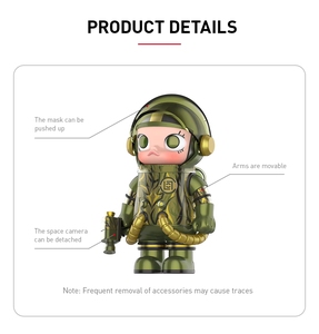 POP MART <span class=keywords><strong>MEGA</strong></span> SPACE MOLLY 100% Original gran oferta Olive Alienegra Anime figura decoración de moda juguete cajas misteriosas acción - Product Image 2