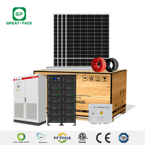 Système solaire hybride inversé et batterie 100 kilowatts pour toute la maison Système de montage solaire Système d'énergie - Product Image 2