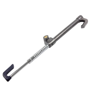 Verrouillage de la pédale de frein C vers le <span class=keywords><strong>volant</strong></span>, <span class=keywords><strong>antivol</strong></span> rétractable à double crochet pour pédale d'embrayage de voiture avec 3 clés - Product Image 2