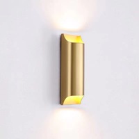 Applique murale rectangulaire intérieure Zeal Lighting en bronze, lampe de chevet, escalier, luxe, or, noir