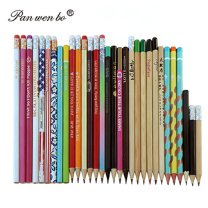 Panwenbo Individuelles Logo Holz-HB-Bleistift-Set Mehrfarbiges Schreib-, Zeichen- und Skizzier-Set Werbeartikel - Product Image 1