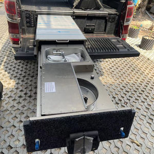 รถกระบะ RV พร้อมครัวเคลื่อนที่สำหรับเดินทางไกลแบบปรับแต่งได้ กล่องเก็บของแบบเลื่อนออกได้สำหรับท้ายรถบรรทุก ช่องเก็บของแบบพกพา - Product Image 6