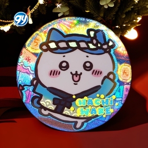 Chiikawa Reflective Badge Anime Two-Dimensional Merchandise Pin Brooch Ita Bag Student <strong>Gift</strong> for Cute Character Fans - Product Image 2