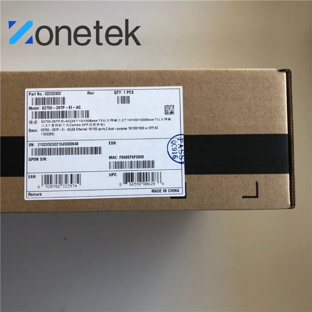 Brand New S2700-26TP-EI-AC HW S2700 Switch with 24 10/100BASE-TX Ports and 2 Combo Ports Network Switch in Stock