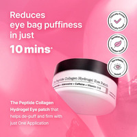 Marque privée Coussinets pour cernes Anti-rides Caféine Gel de cristaux Hydrogel Patch pour les yeux Collagène