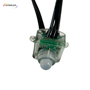12V 12Mm Platte Vierkante Rgb <span class=keywords><strong>Ws2811</strong></span> Ucs1903 Sm16703 <span class=keywords><strong>Pixel</strong></span> Xmax Programmeerbare Kerst Led Ketting <span class=keywords><strong>String</strong></span> Licht Met X <span class=keywords><strong>Connector</strong></span> - Product Image 2