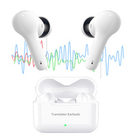 Écouteurs traducteurs IA Traduction vocale bidirectionnelle en temps réel Casque pour la réduction du bruit Lecture de chansons Traducteur hors ligne