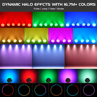 Mini projecteur LED PAR à commande par application, 12 LED RGBW DMX512, éclairage de scène, projecteurs LED Wash Uplights en plastique pour DJ, mariage, fête à domicile, discothèque