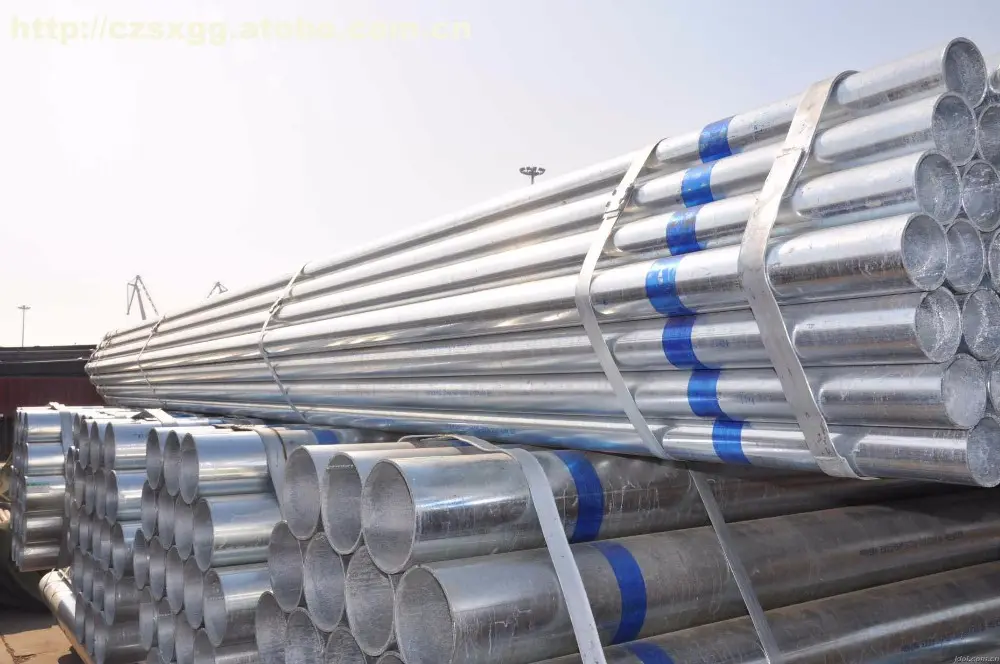 चीन गर्म बिक्री उच्च गुणवत्ता जस्ती स्टील पाइप सहज 25x100mm जस्ती स्टील ट्यूब जस्ती स्टील पाइप