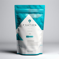 Sachets d'emballage en plastique de qualité alimentaire avec fermeture éclair, petits et personnalisés, thermoscellables, étanches à l'humidité et aux odeurs, pour capsules, lait, gelée, couleur personnalisée