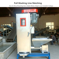 Sécheur vertical pour ligne de recyclage plastique, centrifugeuse déshydratante en acier inoxydable pour usine de lavage de flocons de bouteilles PET, OEM ODM