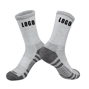 Miễn Phí Thiết Kế Và Mẫu Biểu Tượng Tùy Chỉnh Người Đàn Ông Vớ Thể Thao Dày Đệm Chạy Đi Bộ Đường Dài Crew Vớ Tùy Chỉnh - Product Image 3
