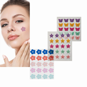 Kleurrijke Bloemen En Sterren <span class=keywords><strong>Acne</strong></span> <span class=keywords><strong>Patch</strong></span> Met Strass Puistje Patches <span class=keywords><strong>Crystal</strong></span> Anti <span class=keywords><strong>Acne</strong></span> Sticker Schoon Puistje Dag Nacht Effect - Product Image 3