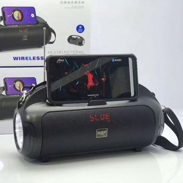 HF-F311 Blue Tooth Wireless Speaker Support USB TF CARD FM RADIO With Torch With Light With Solar