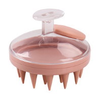 Ustom-cepillo de silicona para el cabello con logotipo de spa, cepillo de pelo con dispensador de champú - Product Image 3