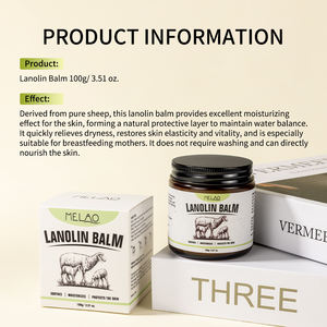<span class=keywords><strong>Baume</strong></span> à la lanoline Extra Hydratant Crème pour tous les soins du corps Hydratant Ultra Nourrissant Lanoline HALAL Produit de soin de la peau biologique - Product Image 6
