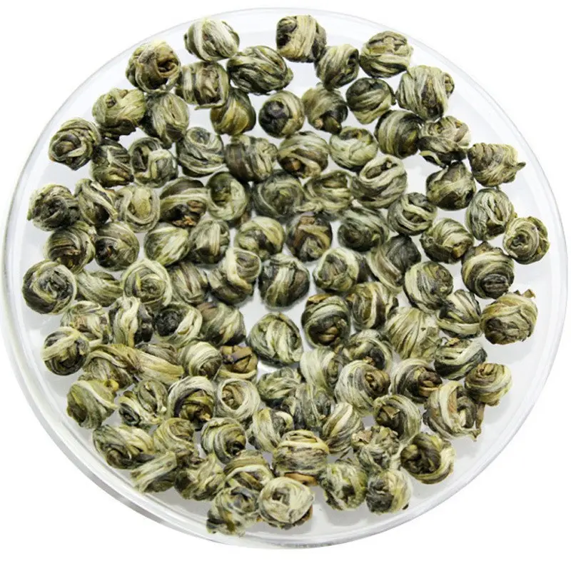 Aroma yang kuat teh hijau melati pabrik langsung persediaan wangi melati teh siput teh