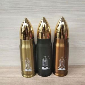 Hot Selling Eco Friendly Product Double Wall Custom logo Bullet Shaped Stainless Steel Vacuum <b>Thermos</b> Water <b>Bottle</b> - Product Image 1