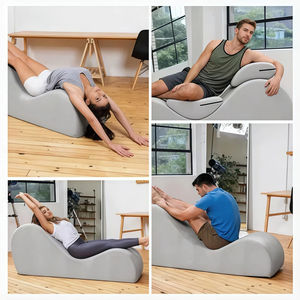 <span class=keywords><strong>Canapé</strong></span> multifonctionnel en velours côtelé pour salon et balcon, fauteuil paresseux avec soutien lombaire, mousse haute densité, siège de yoga pour couple - Product Image 5