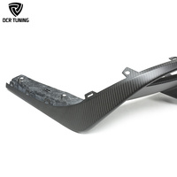 Difusor Trasero de Fibra de Carbono Seca Highland para Tesla Model 3, Acabado Mate, Kits de Carrocería Exterior, Labio de Parachoques Trasero de Carbono Real, 3 Nuevos