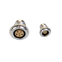 UHUB Serie K 1K, Conector de 6 Pines Resistente a la Corrosión y Blindado para Electrónica Marina