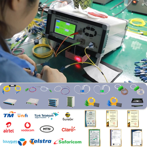 Divisor Óptico PLC Mini 1x8 1x16 1x2 1x4 SC UPC Monomodo Com Conector SC Mini-módulo Divisor de Fibra PLC Pig Tail - Product Image 5