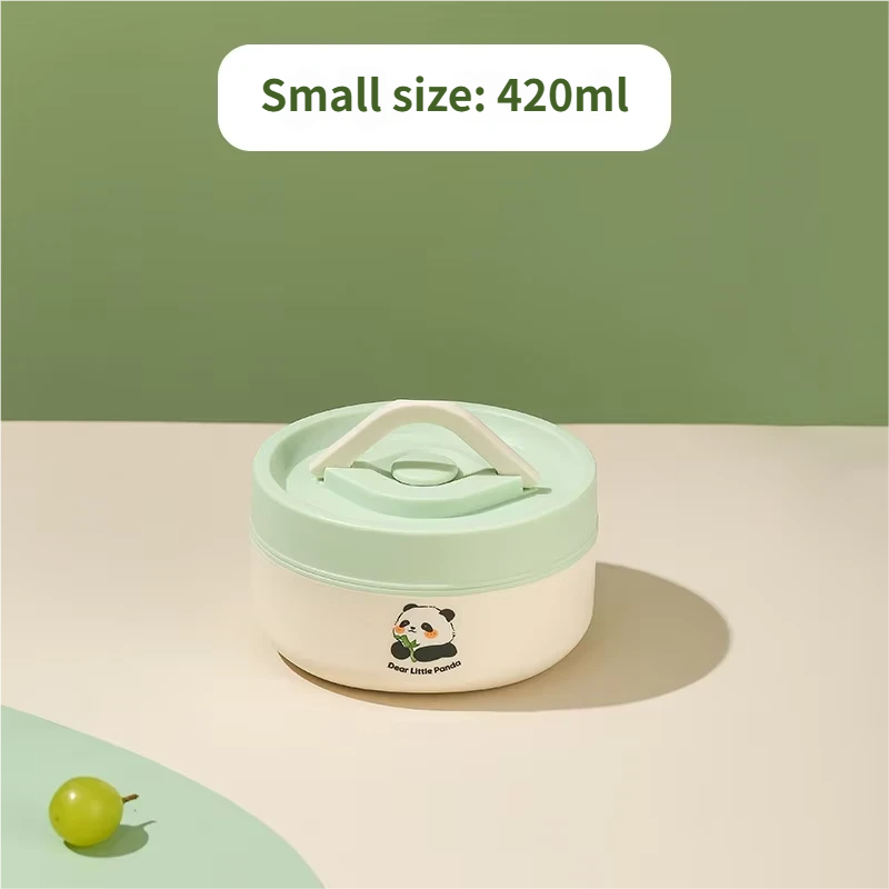 Fiambrera verde pequeña