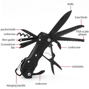 Bán Chạy Nhất Xách Tay Hoang Dã Survival Set Đa-Chức Năng Gấp <span class=keywords><strong>Pocket</strong></span> Dao Cờ Lê Lưỡi Mở Chai Cấp Công Cụ Tự Làm - Product Image 4