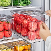 Panier de lavage pliable en plastique pour fruits et légumes, récipient de rangement alimentaire de cuisine, avec poignée, étanche, écologique, sans BPA, idéal pour les cadeaux promotionnels
