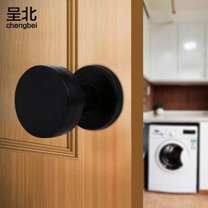 Manija de Puerta North Door, Acero Inoxidable 304, Acabado Cepillado Negro Mate Bronce, Moderna, Simple, de Montaje Superficial, de Una Sola Cara - Product Image 4