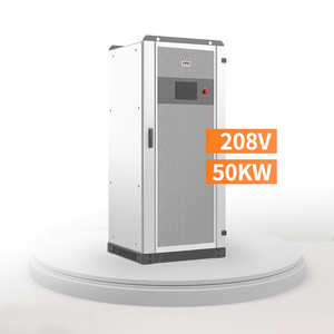 50KW 3 상 프로그래밍 가능 하이브리드 오프 그리드 태양광 인버터 208V 멀티 머신 연결 BMS 호환 EMS 모니터링 95% - Product Image 1