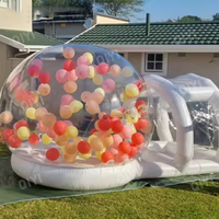 Vente chaude Tente à bulles gonflable géante transparente en PVC Maison de jeu Ballons Imperméable Durable Taille personnalisée Fête d'enfants Mariage