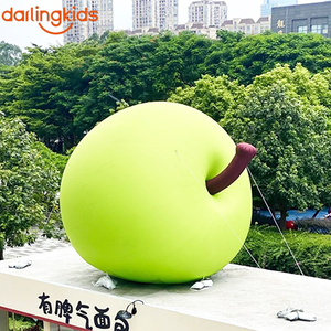 Ballons publicitaires géants gonflables en forme de fruits de dessin animé : Pamplemousse, Raisins, Banane, Pomme, Orange - Product Image 4