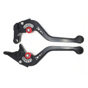 Motorcycle Accessories Aluminum Handlebar Brakes <b>Clutch</b> Levers for VTX1300 3D Pattern Texture Adjustable Brake Levers - Product Image 2