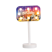 Enseigne lumineuse LED exquise pour les décorations à piles du Ramadan pour les mosquées et les fournitures de fête à la maison